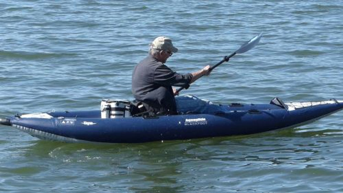 Video: AquaGlide Blackfoot HB Angler XL Inflatable Kayak