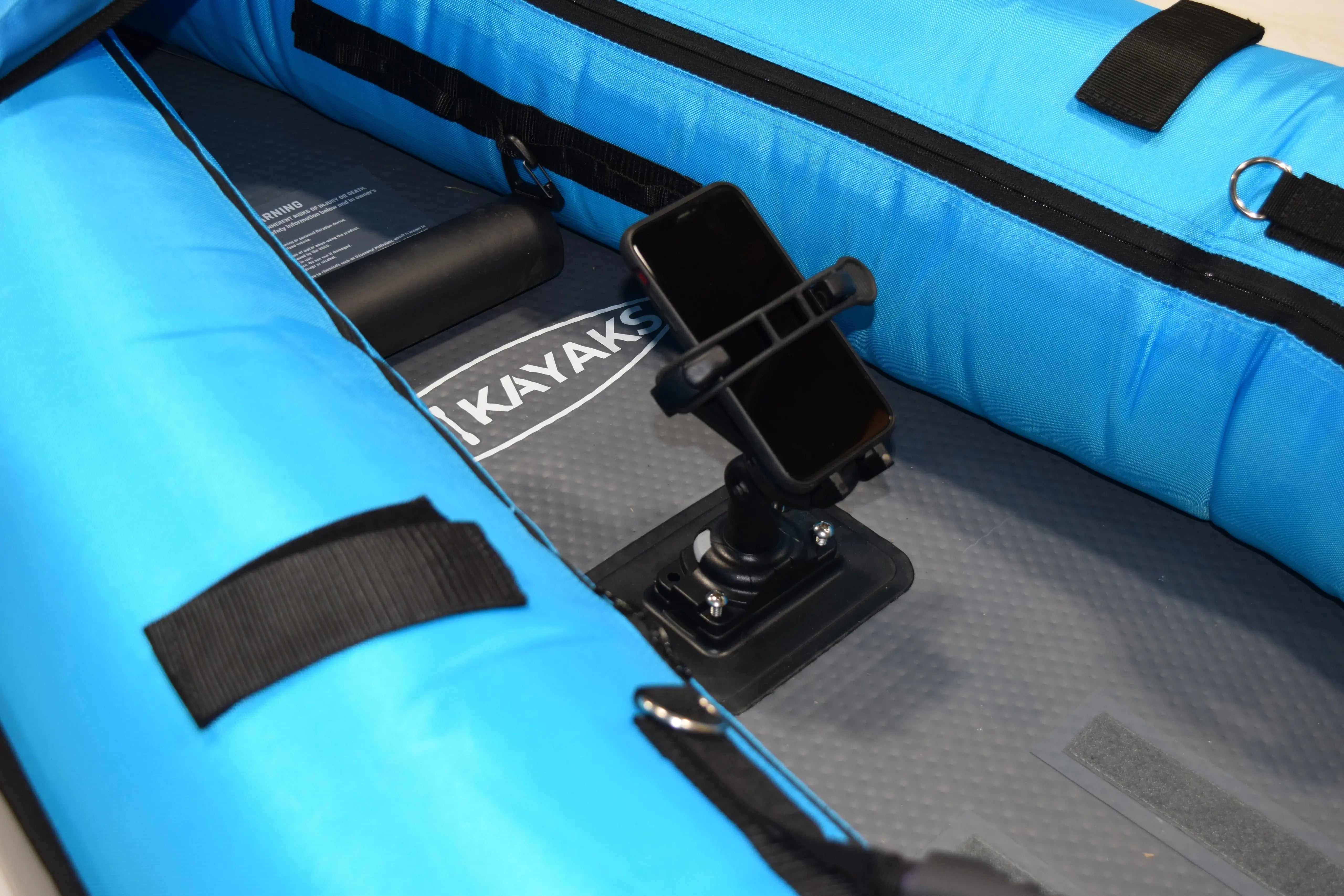 AirKayaks MakoDS Lightweight Inflatable Kayak with High Pressure Floor