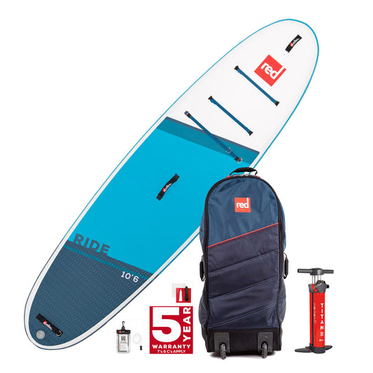 2022 Red Paddle Co 10' 6" Ride MSL Inflatable SUP Paddle Board