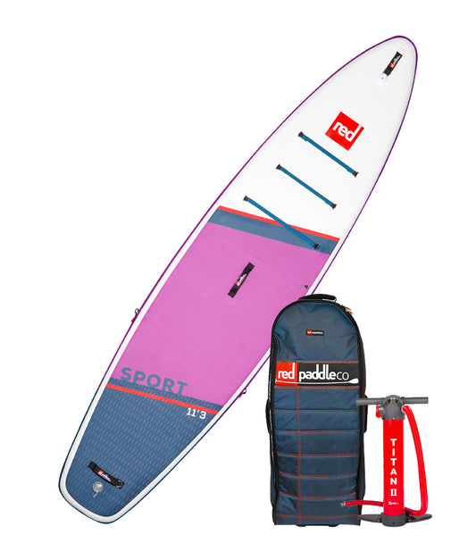 2021 Red Paddle Co 11'3" SE Sport RSS Inflatable SUP Paddle Board