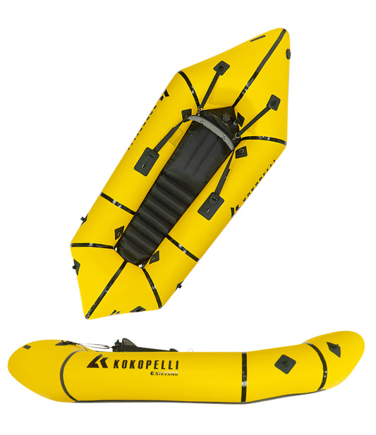 Kokopelli Nirvana Inflatable Packraft - Self-Bailing Whitewater