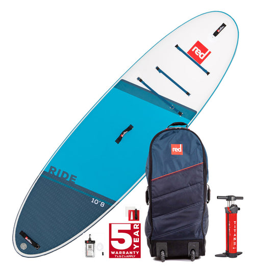 2022 Red Paddle Co 10' 8" Ride MSL Inflatable SUP Paddle Board