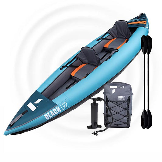 Tahe Beach LP2 Inflatable Kayak Package with pump and paddles