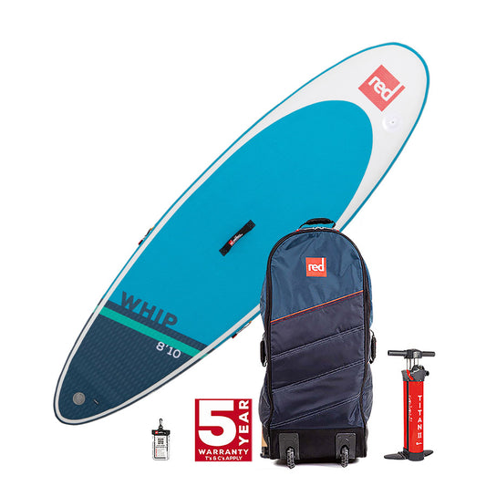 2022 Red Paddle Co Whip 8'10" MSL Inflatable SUP Surf Board