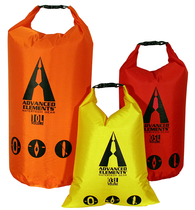 Advanced Elements 3pc PackLite Roll Top Dry Bag Set - AE3506